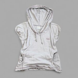 Sculptor Raglan Hoodie Tee in Blush